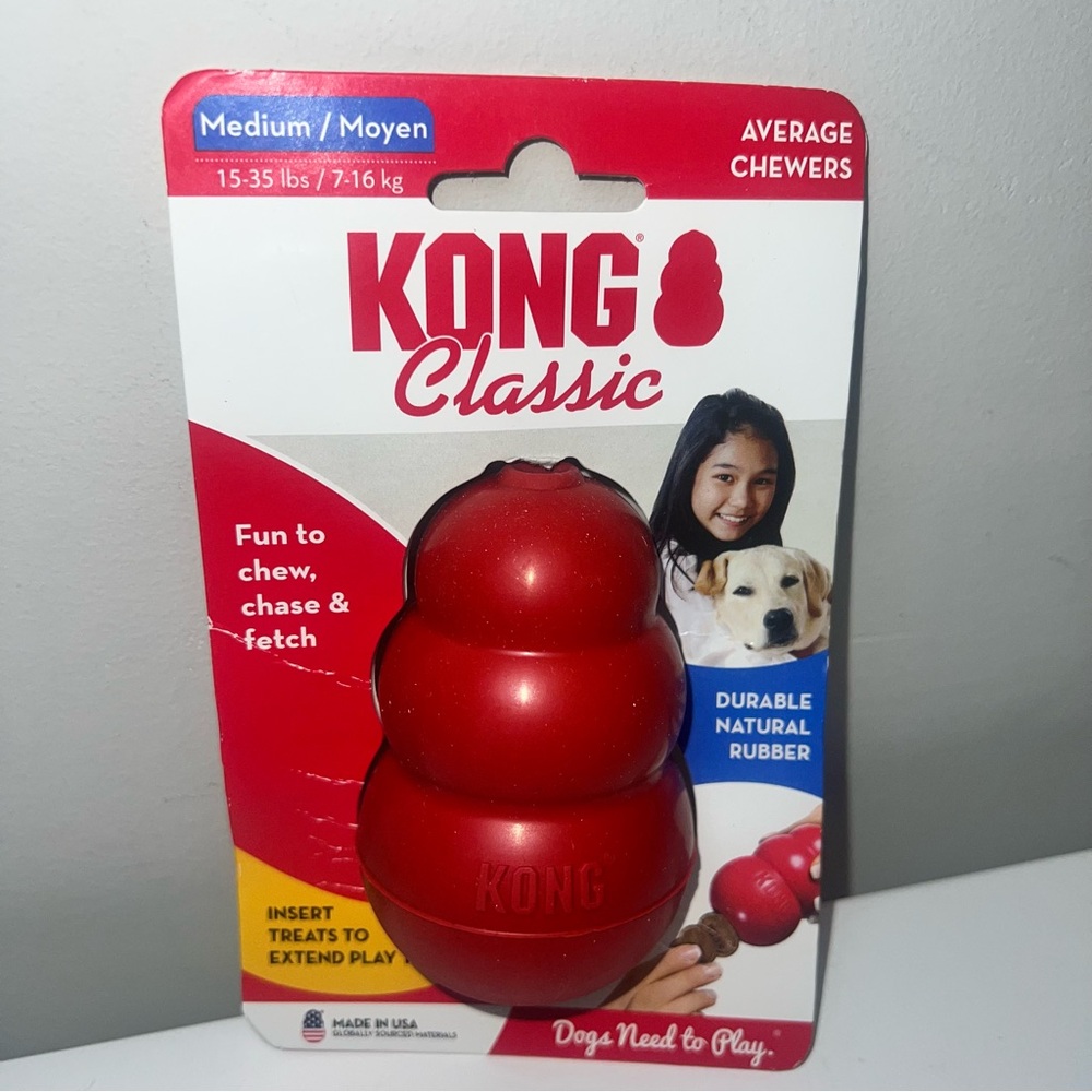 KONG Classic Durable Red Toy